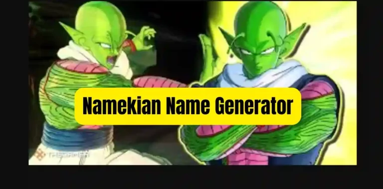 Namekian Name Generator- Dragon Ball